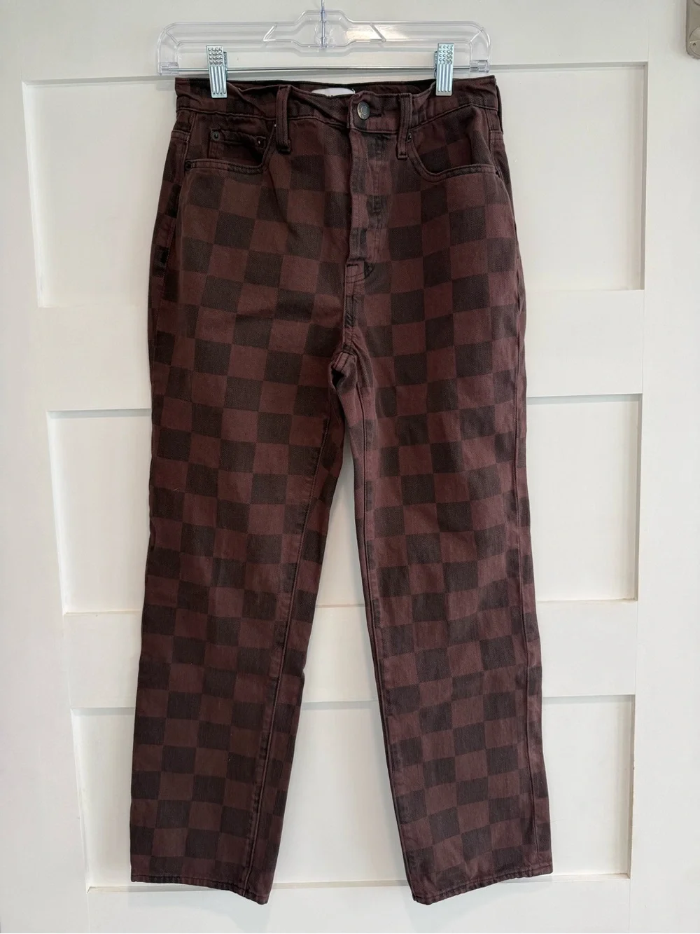 Pistola Charlie high-rise straight ankle jeans in Arcadian pattern - Size 26